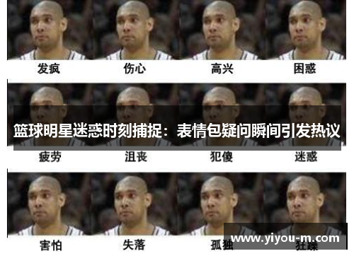 篮球明星迷惑时刻捕捉：表情包疑问瞬间引发热议